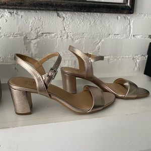 Warm Silver Naturalizer Heels